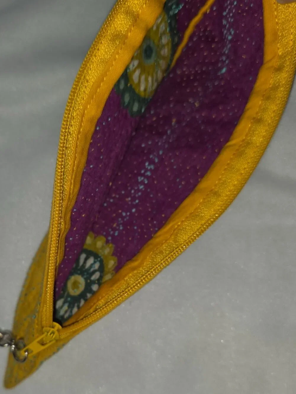Leaf Keychain Purse Bag Charm Botanical Gardencore Cloth Soft Handbag Accessory